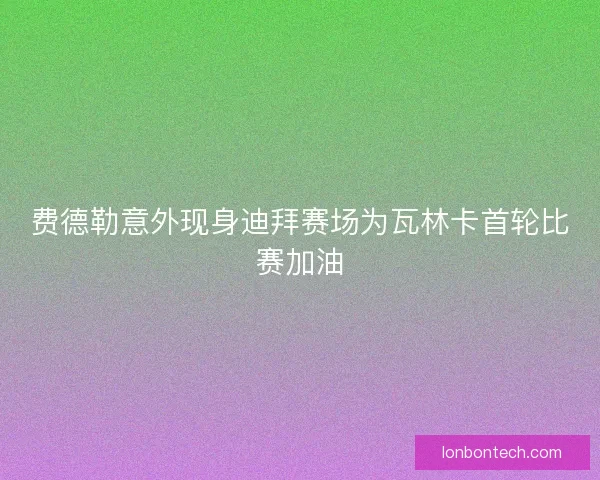 费德勒意外现身迪拜赛场为瓦林卡首轮比赛加油